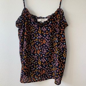 Floral Ruffle Cami